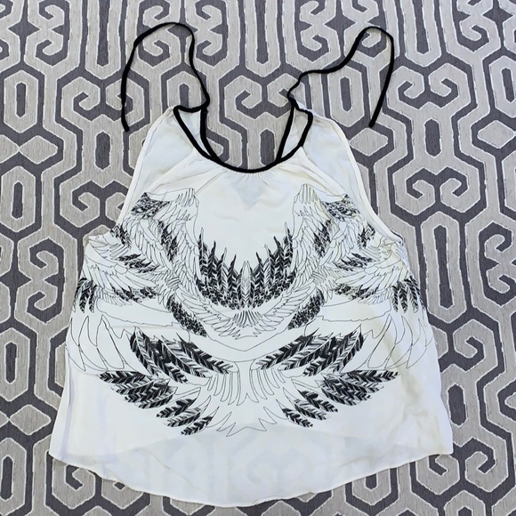 Lovely Feather Patterned Cami - Picture 1 of 5